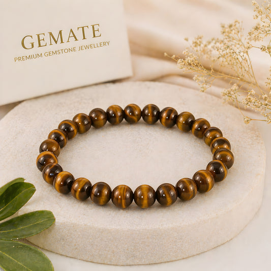 Tiger Eye Bracelet – Enhance Confidence, Courage & Protection against Negative Energy
