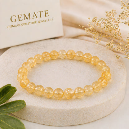 Citrine Bracelet – Attracts Wealth & Success