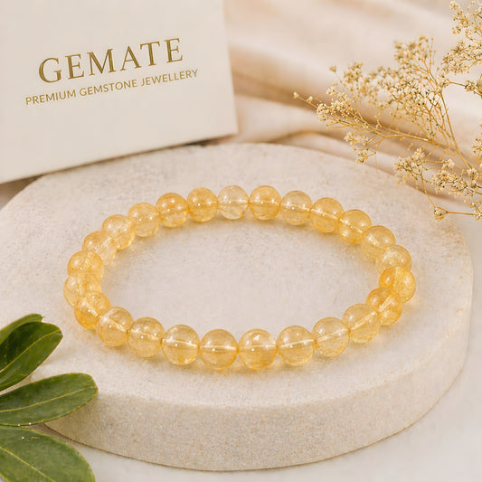 Citrine Bracelet – Attracts Wealth & Success