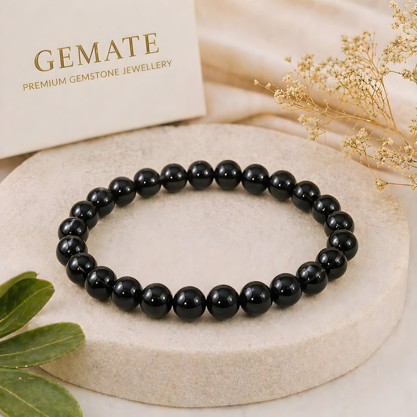 Black Obsidian Bracelet – Provides Protection & Negative Energy Shield