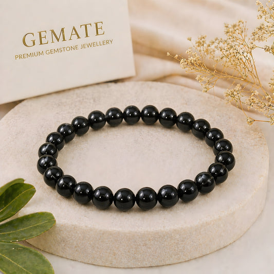 Black Obsidian Bracelet – Provides Protection & Negative Energy Shield