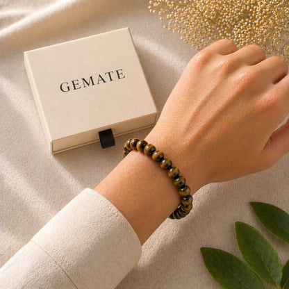 Tiger Eye Bracelet – Enhance Confidence, Courage & Protection against Negative Energy