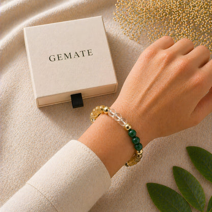 Dhan Yog Bracelet with Free Selenite Plate — Attracts Wealth & Prosperity