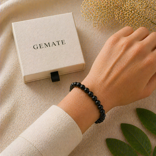 Black Obsidian Bracelet – Provides Protection & Negative Energy Shield