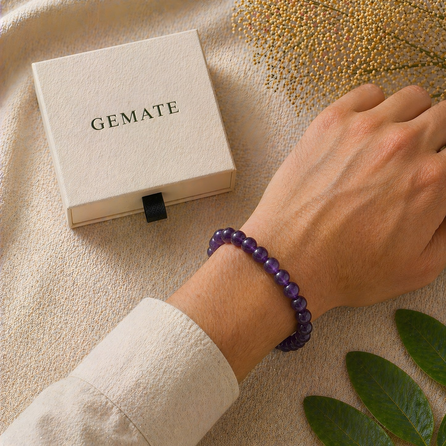 Amethyst Bracelet – Known for Calming the Mind, Healing Energy & Spritual Balance