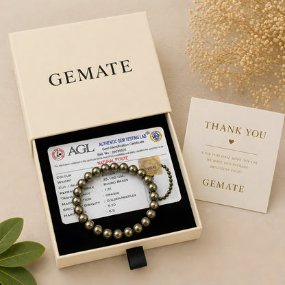 Pyrite Bracelet – Attract Wealth & Success