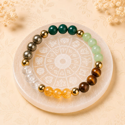 Dhan Yog Bracelet with Free Selenite Plate — Attracts Wealth & Prosperity